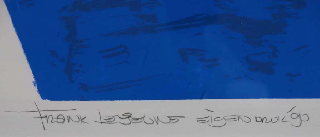 Frank Lejeune Zeefdruk, Zonder titel - Ingelijst (Groot) kopen? Bied vanaf 100!