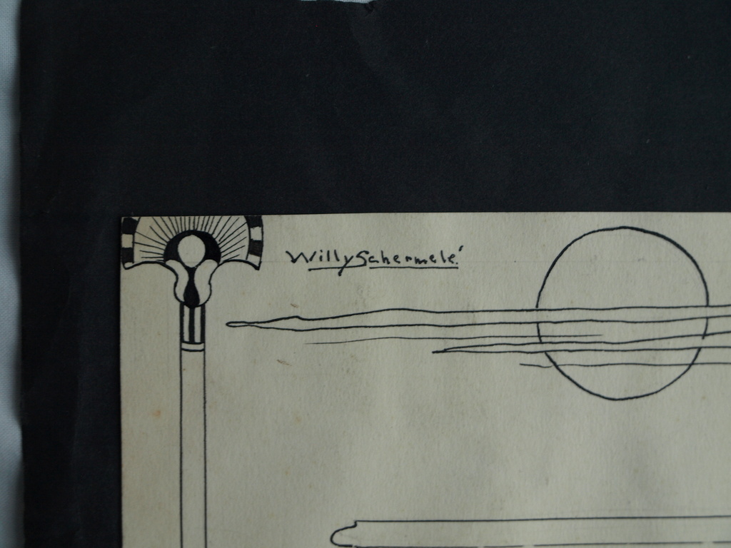 Willy Schermelé : Tekening Oost-Indische inkt , Cleopatrea – gesigneerd  kopen? Bied vanaf 1!