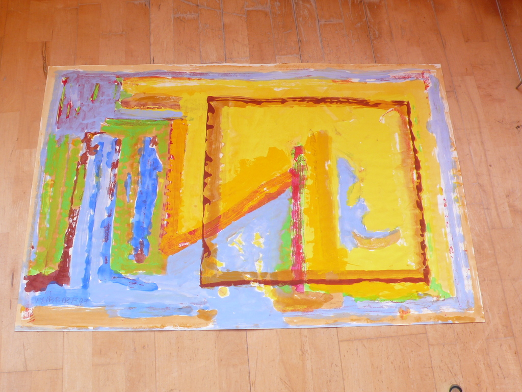 Ernst Vijlbrief (1934-2010) aquarel en gouache op papier verkocht voor € 80!