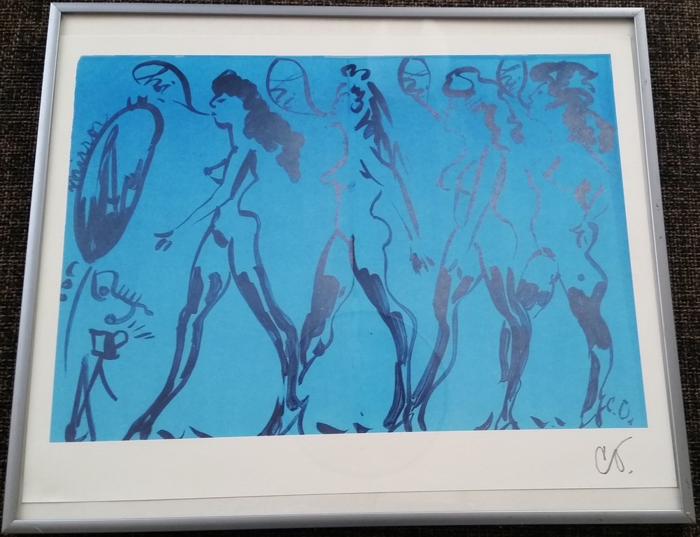 Claes Oldenburg-Litho-Parade of Women-Gesigneerd kopen? Bied vanaf 1!