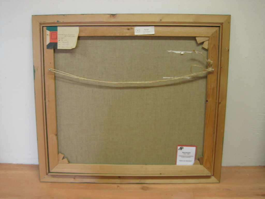Bob Immink  1930-1989 olieverf "landschap Waterland (NH) " ca 1970 gesigneerd kopen? Bied vanaf 1!