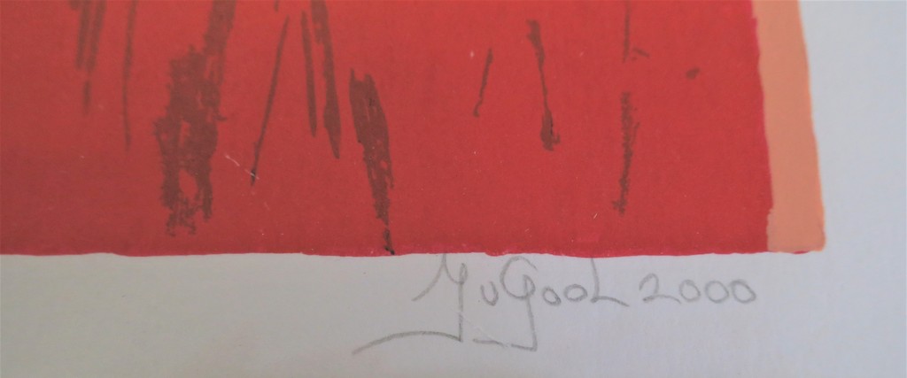 Jose van Gool: Zeefdruk, Drie vrouwen kopen? Bied vanaf 1!