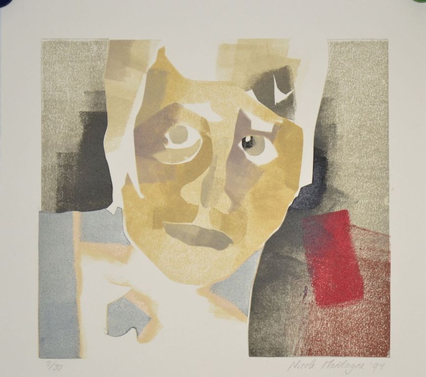 Nicole Montagne: Litho. Portret kopen? Bied vanaf 1!