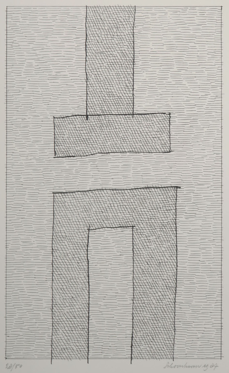 Jan Schoonhoven: Zeefdruk, Vorm verkocht voor € 350!