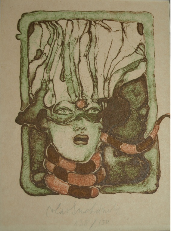 Vladimír Suchánek (1933) : Litho – Medusa –Gesigneerd – oplage 150 ex. kopen? Bied vanaf 1!
