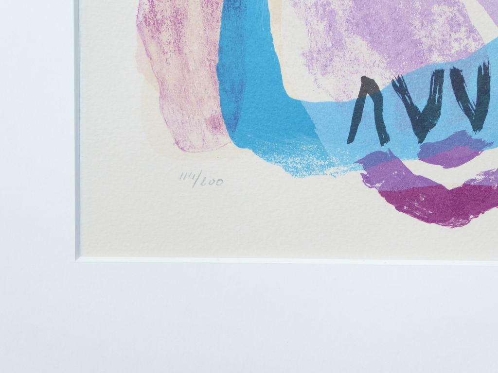 5 kleuren litho Bram van Velde. kopen? Bied vanaf 1!