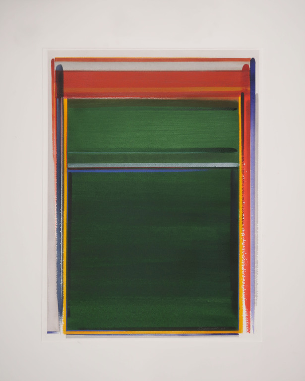 Peter van Drumpt: Aquarel, Z.T. Groen kopen? Bied vanaf 40!