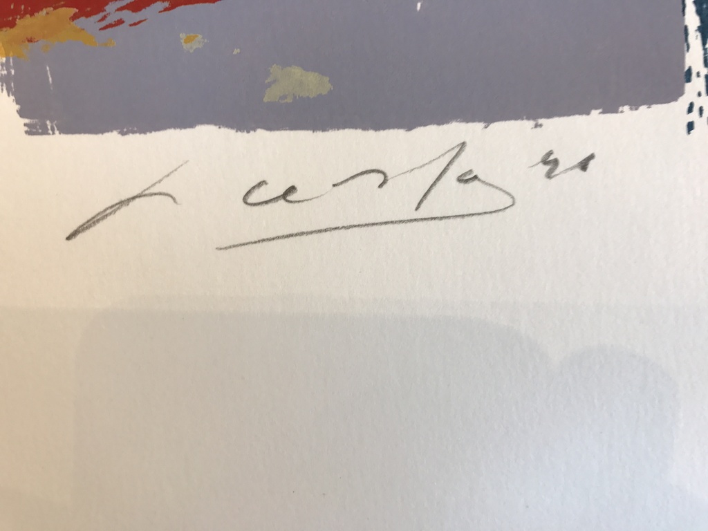 John Lie A Fo   1 originele zeefdruk / Litho gesigneerd  kopen? Bied vanaf 1!