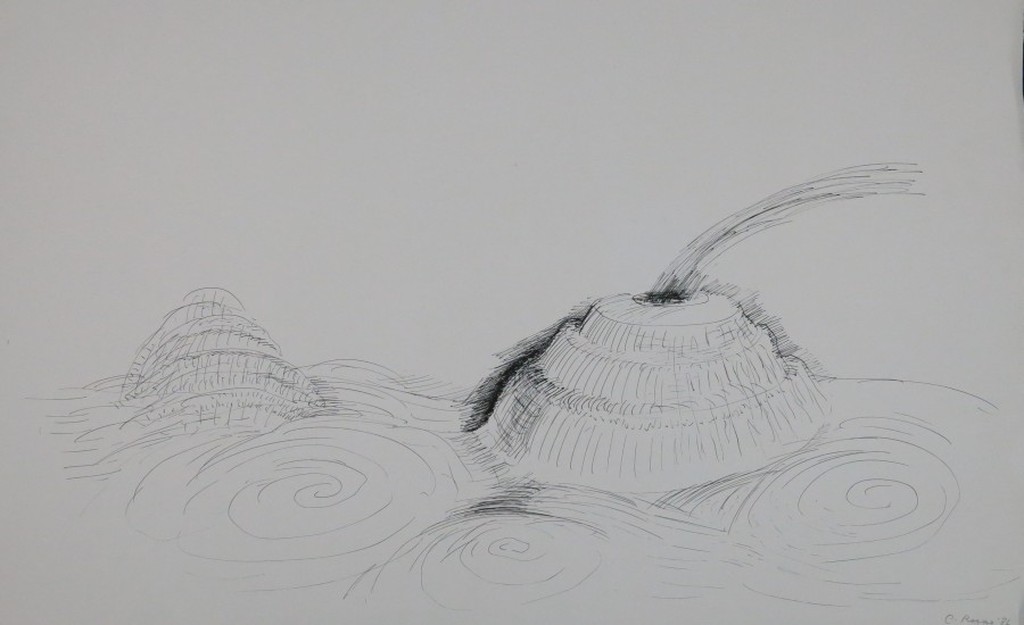 Cornelis Rogge: Pentekening, Zonder titel (Groot) kopen? Bied vanaf 35!