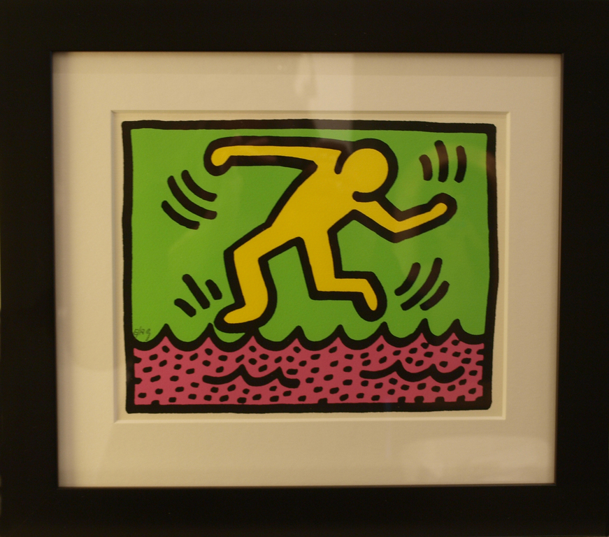 Keith Haring - Proof Print PPA9 incl. lijst met glas verkocht voor € 60!