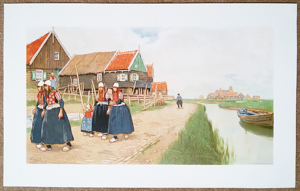 Henri Cassiers - Marken, chromolithografie kopen? Bied vanaf 30!