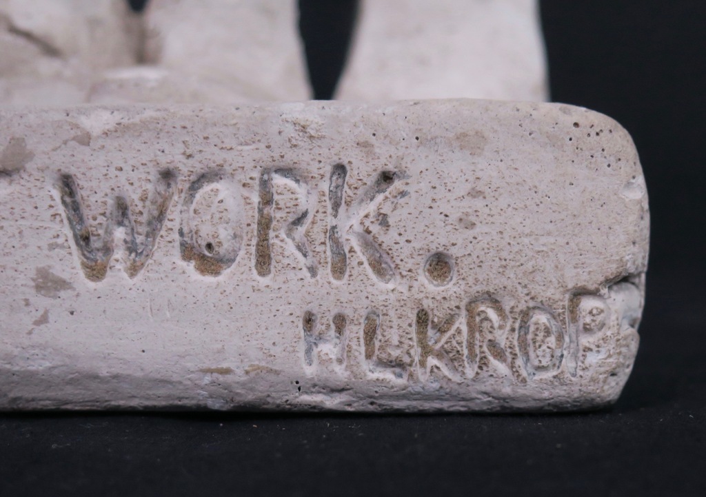 Hildo Krop: Gipsen sculptuur, Out of work kopen? Bied vanaf 200!
