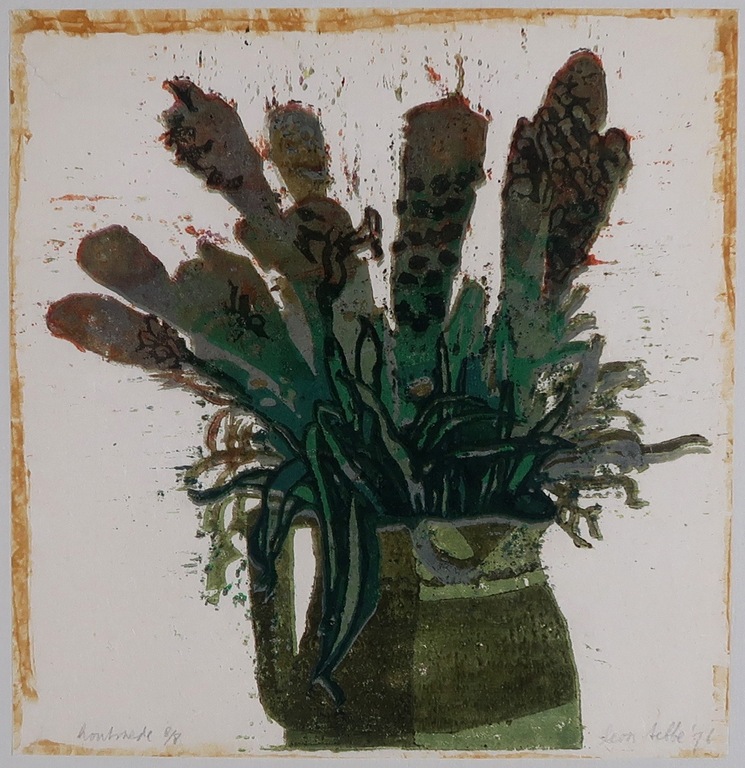 Leon Tebbe: Houtsnede, Zonder titel kopen? Bied vanaf 1!