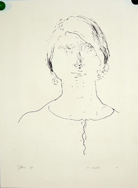 Jaap Hillenius: Litho. Portret. verkocht voor € 60!