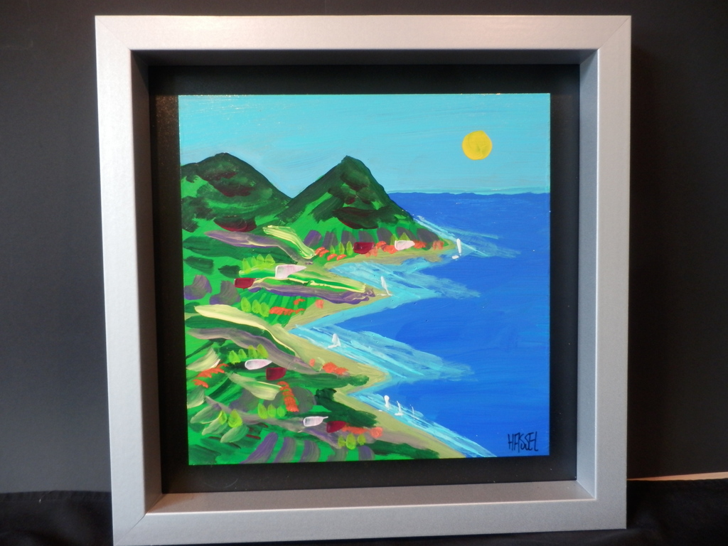 AD van HASSEL  Schilderij op MDF LANDSCAPE  MEDITERRANEE  uit 2015 kopen? Bied vanaf 1!