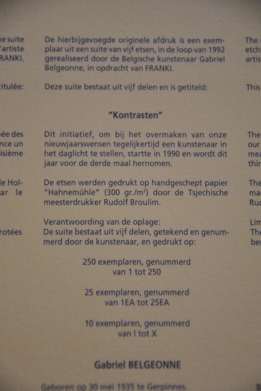 Gabriel BELGEONNE, ets, Kontrasten kopen? Bied vanaf 1!