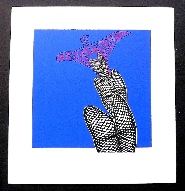 Onbekende kunstenaar 3x litho -  figuratief abstract kopen? Bied vanaf 1!