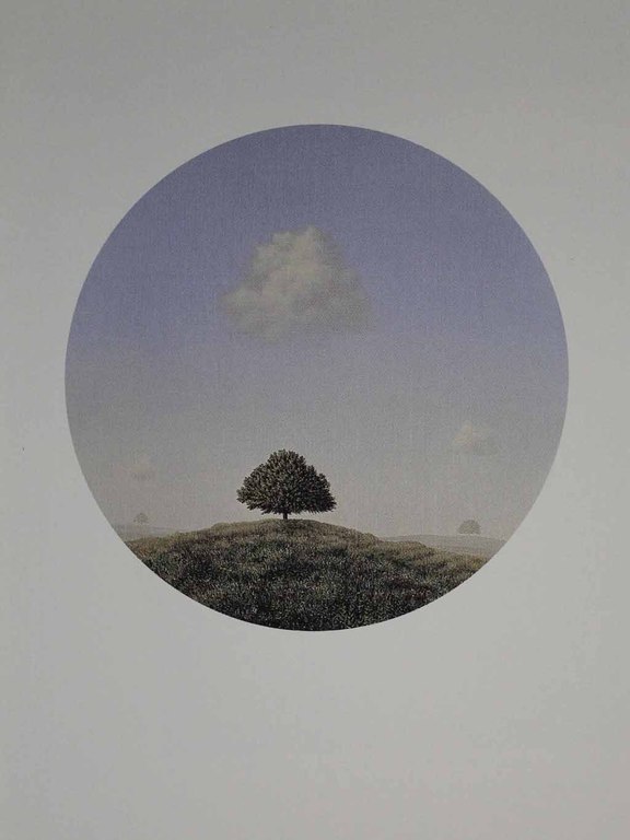 Wolfgang Fröde --Baum-- Seriegrafie. Magisch realisme. 1980. Handgesigneerd. kopen? Bied vanaf 49!