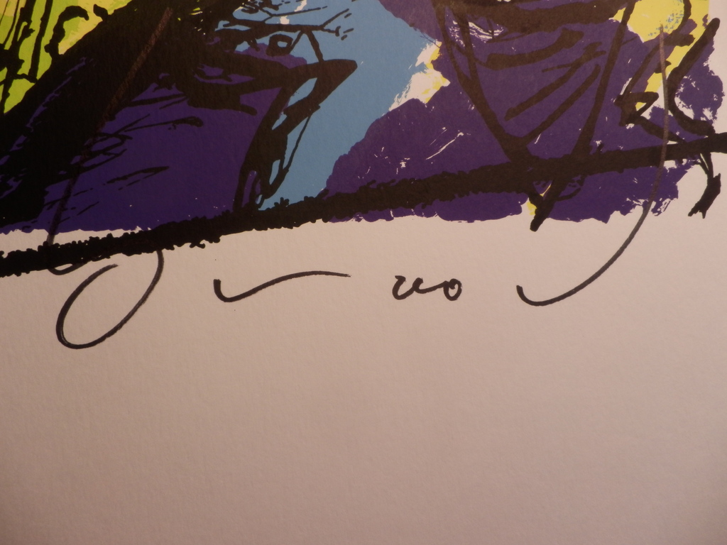 HERMAN BROOD,  HANDGESIGNEERDE Zeefdruk   BONO kopen? Bied vanaf 95!