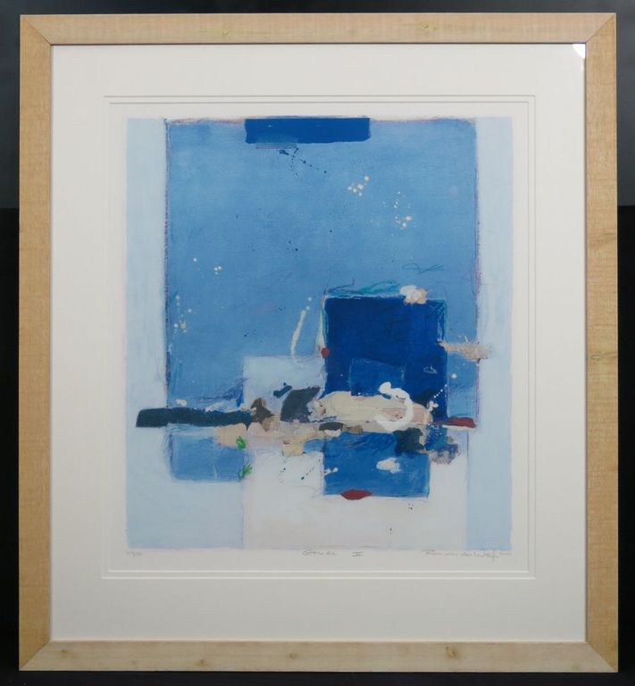 Ron van der Werf: Zeefdruk, Etude II - Ingelijst (Groot) kopen? Bied vanaf 50!