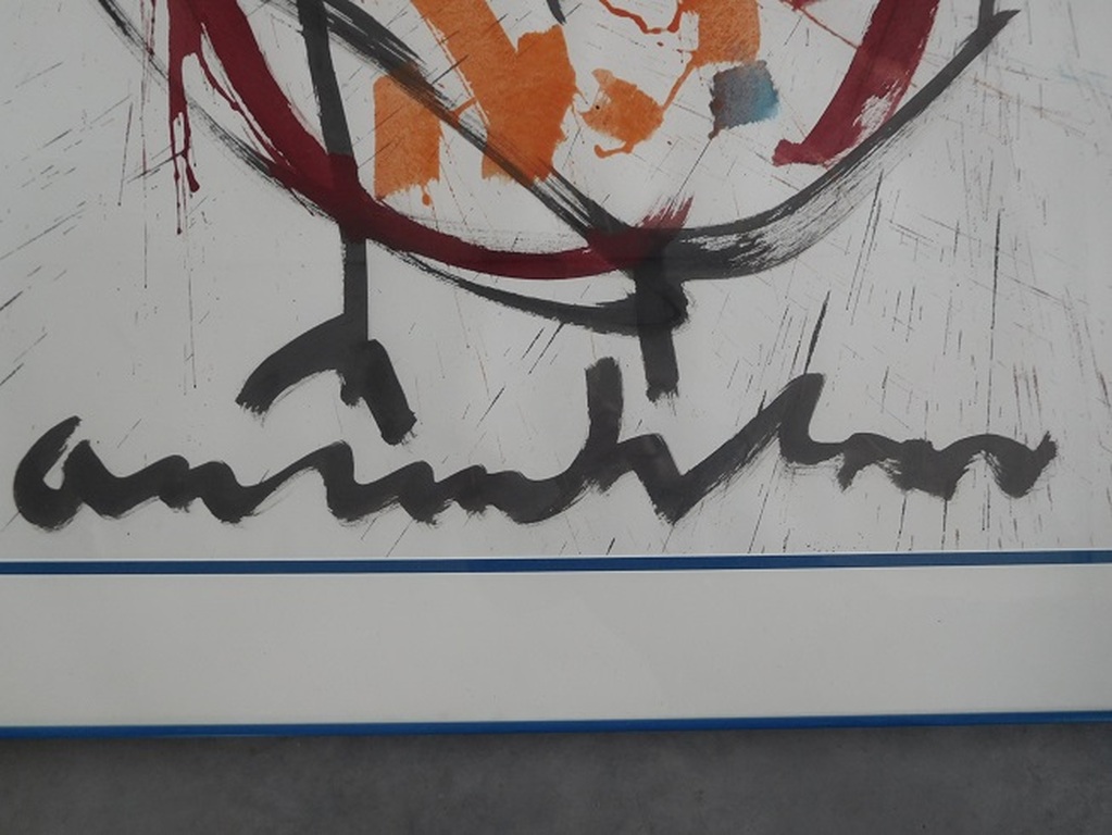 Anton Heyboer, Kip, Gouache op Hahnemühle papier, 1988, gesigneerd  kopen? Bied vanaf 650!