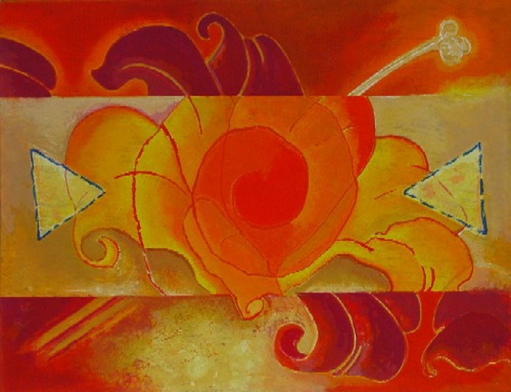 JAN van DELFT  Gr Zeefdruk    LELIE I  Handgesigneerd uit 2006 verkocht voor € 35!