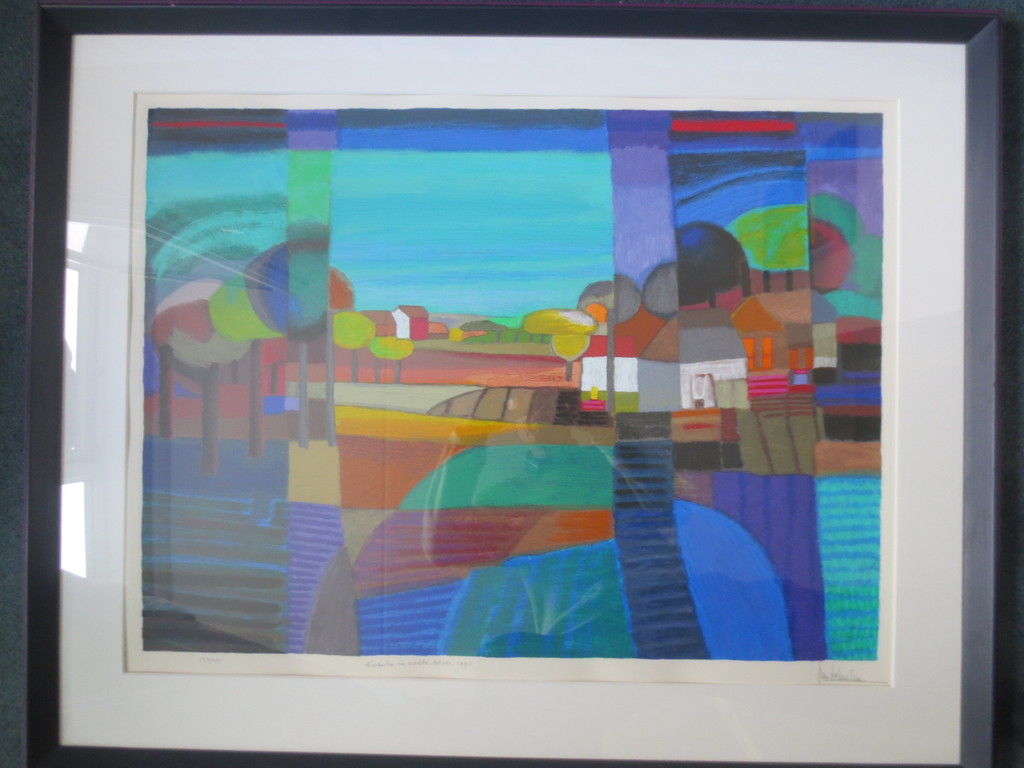 SCHULTEN TON - gesigneerde  kleuren zeefdruk - Twente in volle bloei- 1995 verkocht voor € 375!