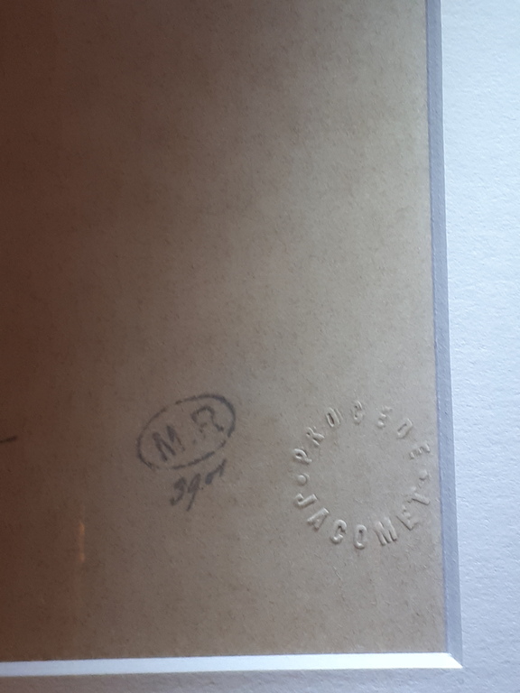 Auguste Rodin, pochoir gemaakt door meesterdrukker Jacomet.  kopen? Bied vanaf 500!