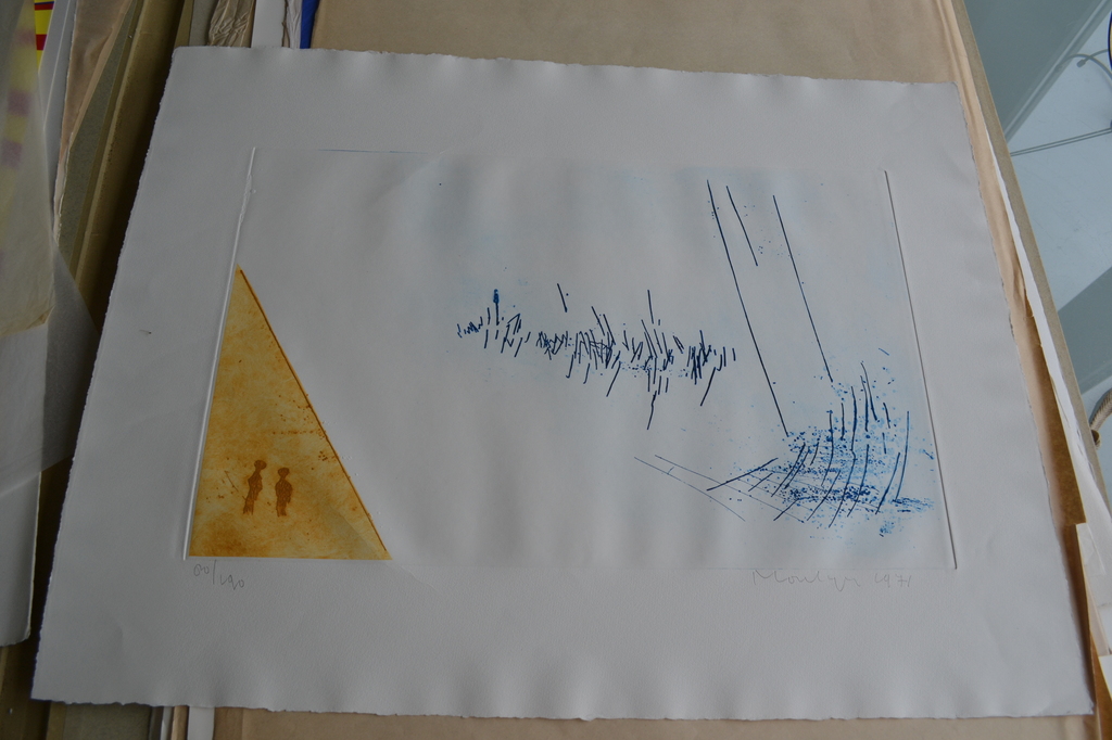 Jan Montyn Litho 'Gebied van ons bestaan II' (Prent 190) verkocht voor € 75!