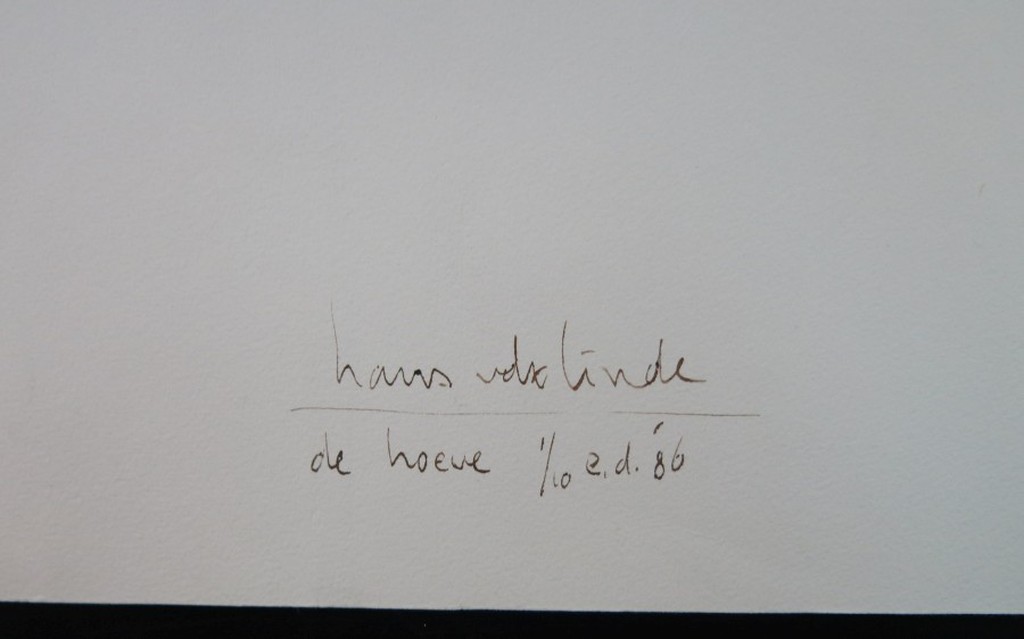 Hans van der Linde: Ets, De hoeve kopen? Bied vanaf 1!