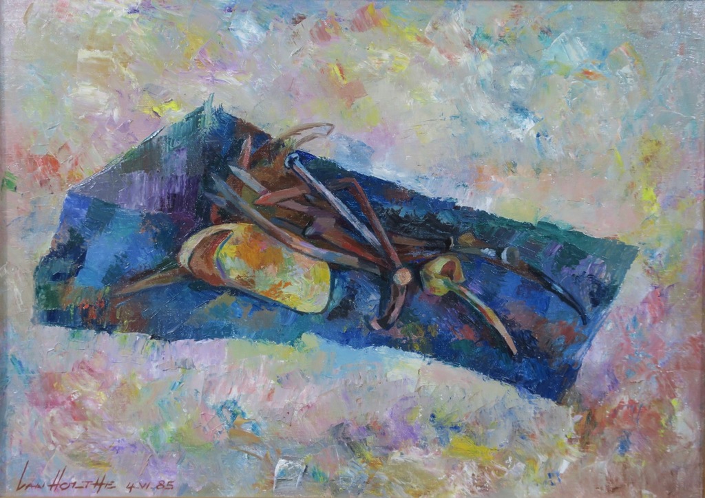 Jan van Holthe: Olieverf op doek, Choses simples - Ingelijst kopen? Bied vanaf 50!