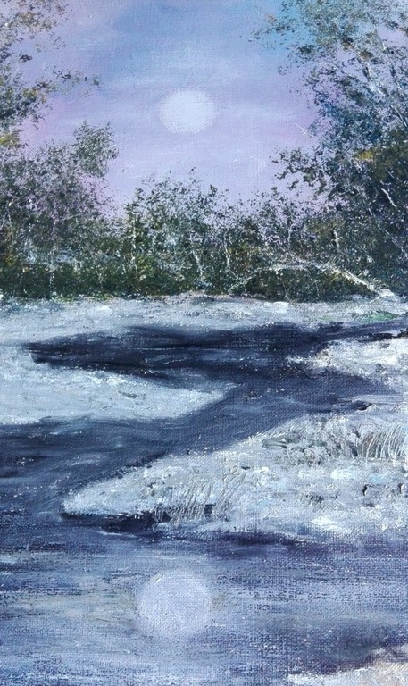 Hein Janning (1914-1980), olieverf op doek, Winterlandschap kopen? Bied vanaf 1!