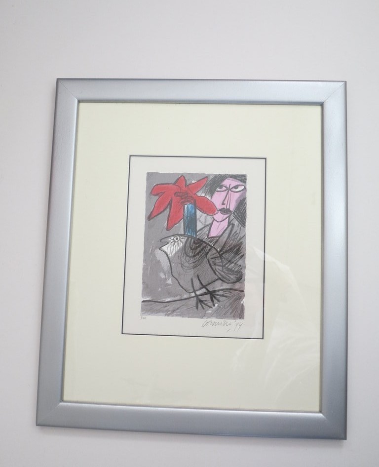 Corneille - handgesigneerde zeefdruk - epreuve d'artiste - 1994 kopen? Bied vanaf 180!