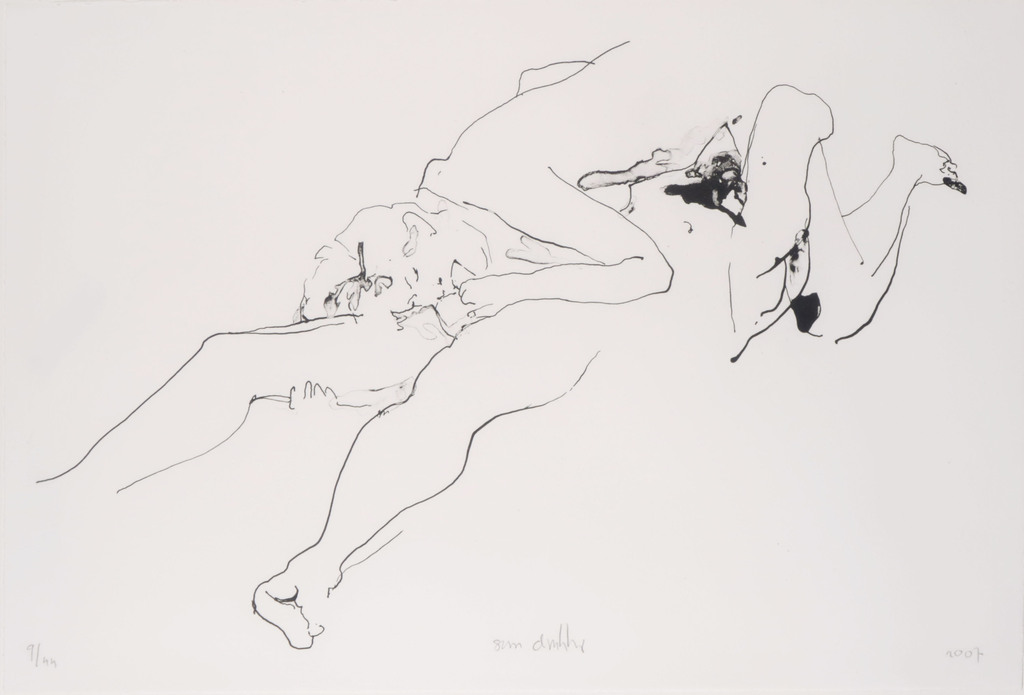 Sam Drukker: Litho, Liggend V - Ingelijst kopen? Bied vanaf 120!