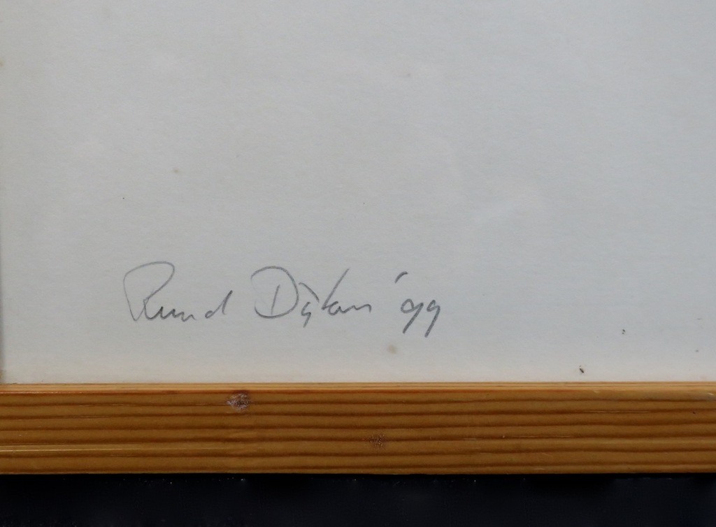 Ruud Dijkers: Tekening, Zonder titel - Ingelijst kopen? Bied vanaf 20!