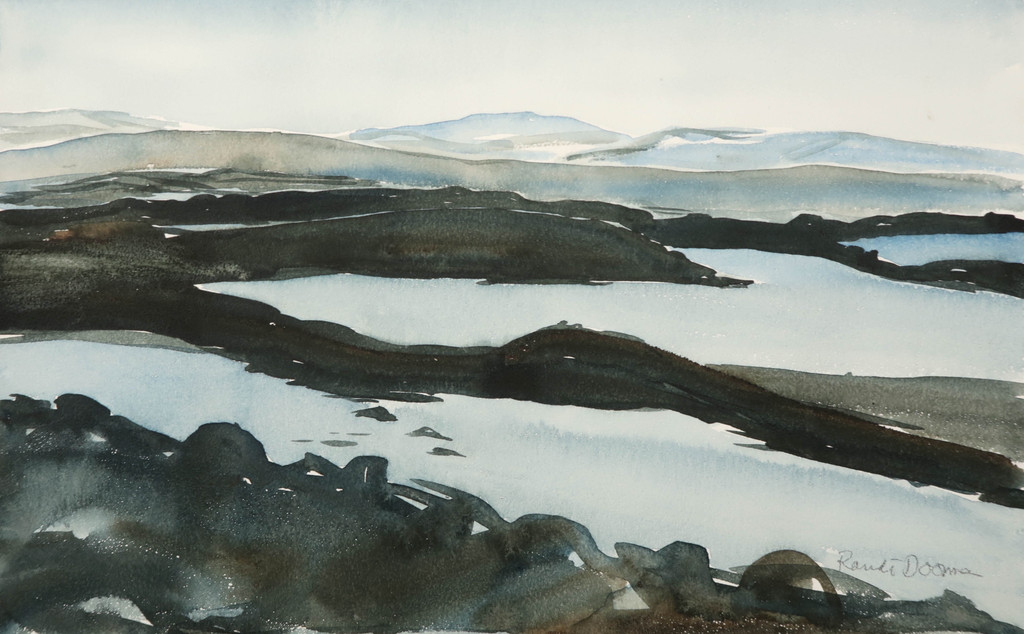 Randi Doorman: Aquarel, Landschap kopen? Bied vanaf 1!