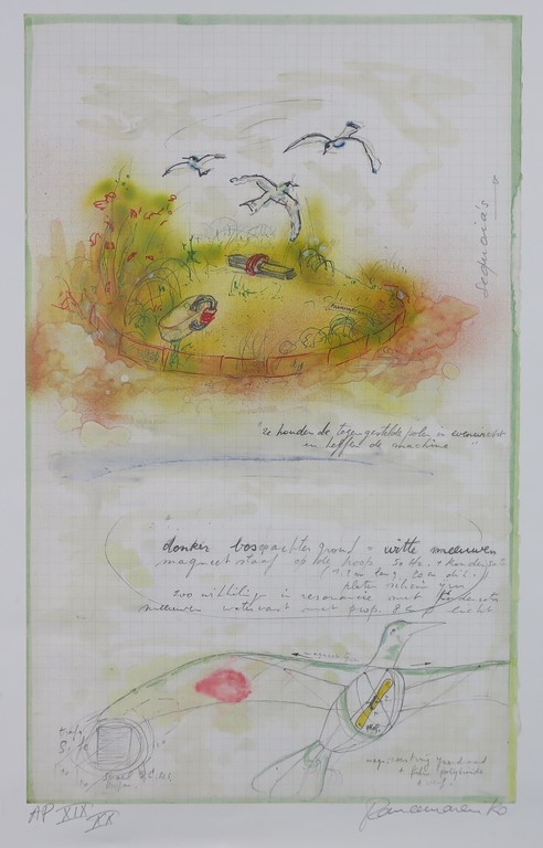 Panamarenko: Offset, Mechanische meeuwen verkocht voor € 350!