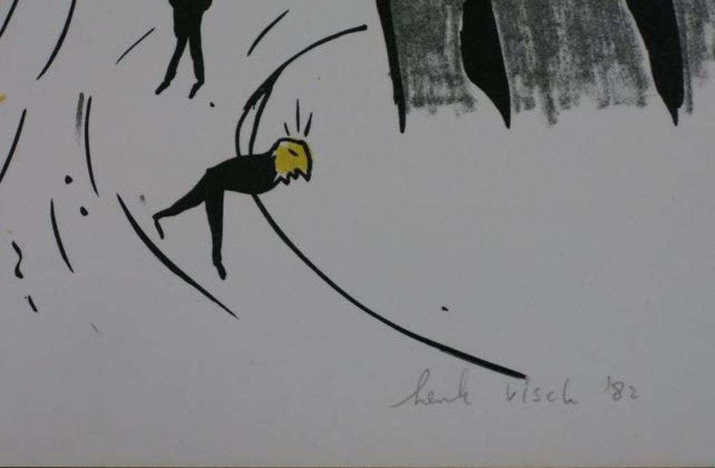 Henk Visch: Litho, Zonder titel kopen? Bied vanaf 80!