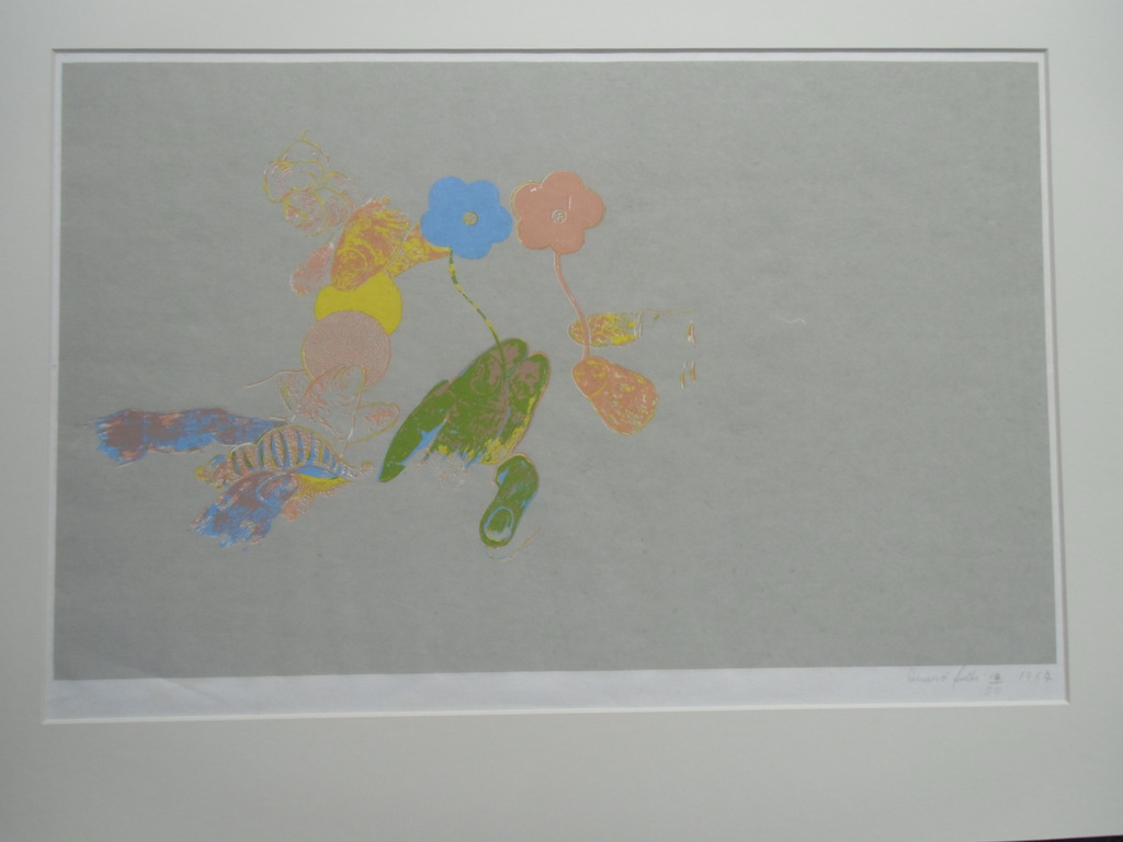 COMPOSITIE MET BLOEMEN //  ZEEFDRUK VAN EDUARD FLOR kopen? Bied vanaf 1!