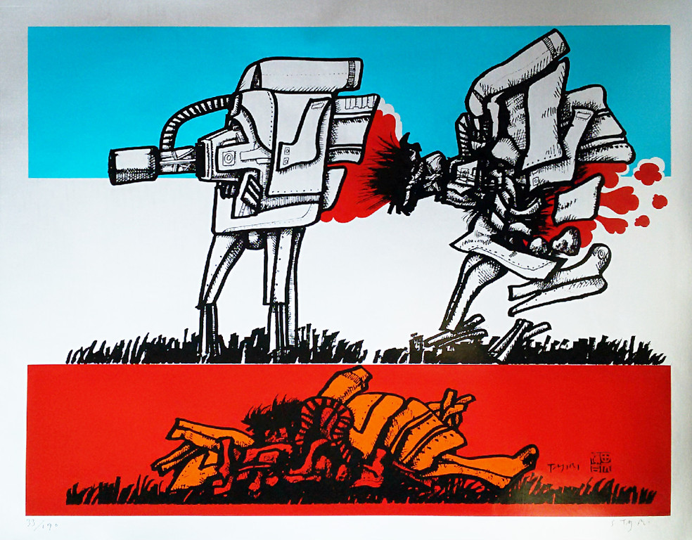 Shinkichi Tajiri - Mayday, zeefdruk kopen? Bied vanaf 75!