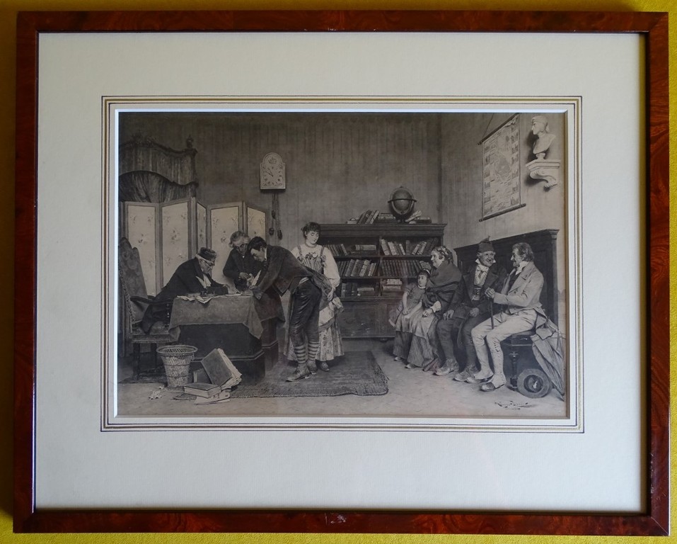 Arturo Ricci (1854-1919), Gravure, ingelijst kopen? Bied vanaf 20!