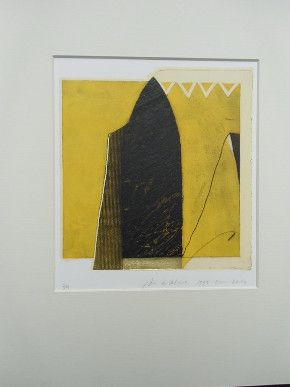 ZONDER TITEL   ///   ETSCOLLAGE MET BLADGOUD verkocht voor € 45!
