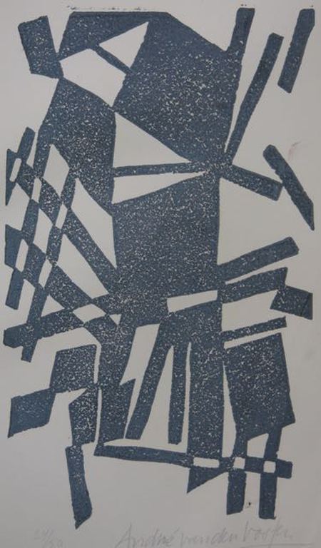 Andre van der Vossen: Litho, zonder titel (Creatie 1952) kopen? Bied vanaf 20!