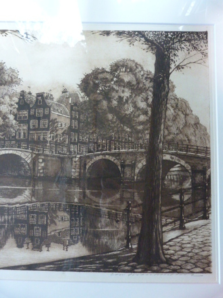 Corn. Brandenburg  ( 1884 – 1954 ) - Keizersgracht -Reguliersgracht te Amsterdam kopen? Bied vanaf 110!