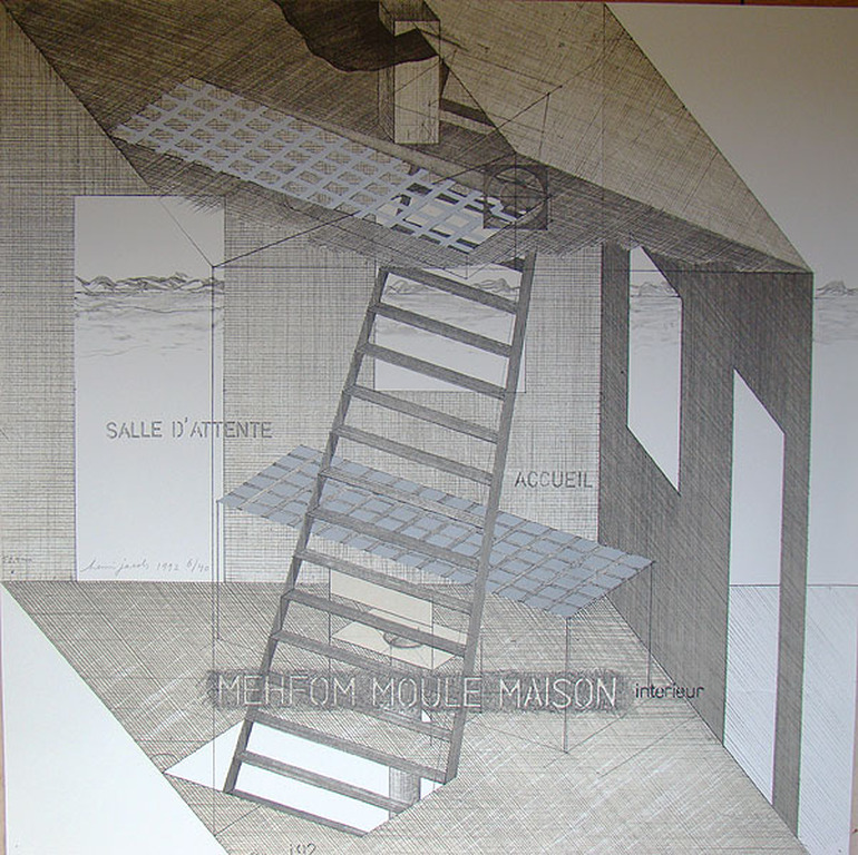 Henri Jacobs,  Mehfom moule maison interieur  verkocht voor € 80!