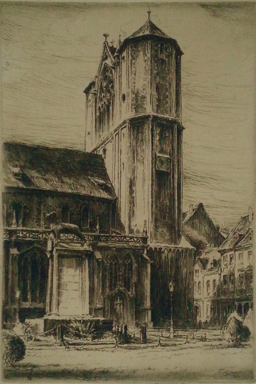 PAUL GEISSLER - Ets - Handgesigneerd - 1920 kopen? Bied vanaf 10!