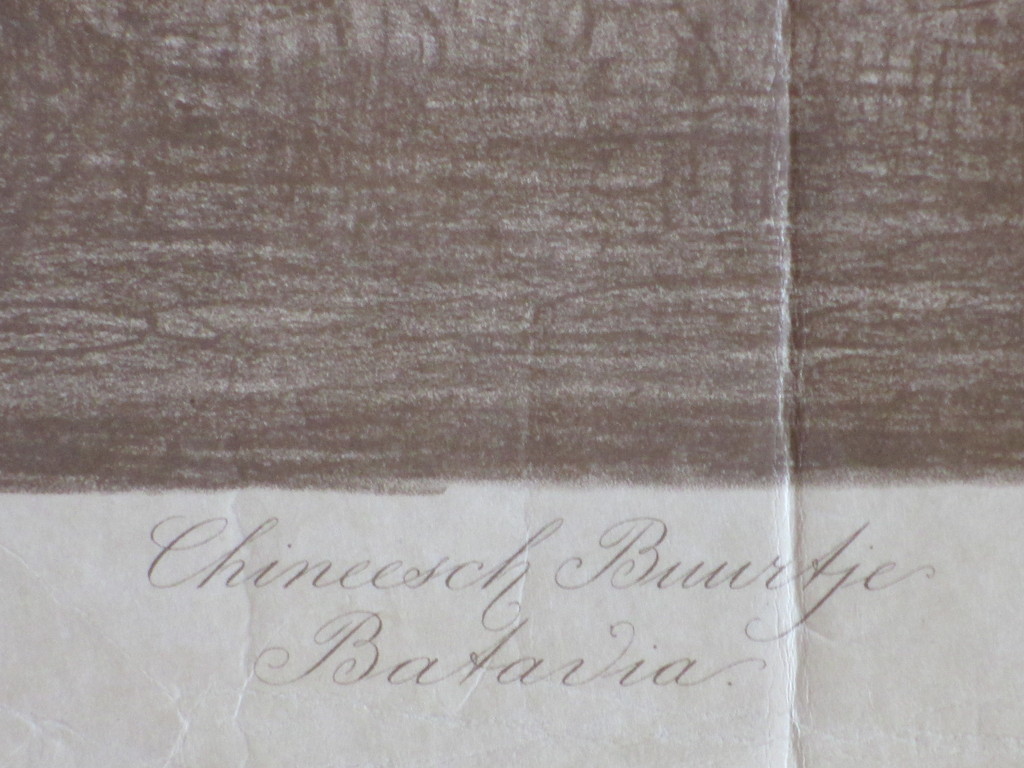Wijnand O.J.Nieuwenkamp, Chineesch Buurtje Batavia, Litho kopen? Bied vanaf 1!
