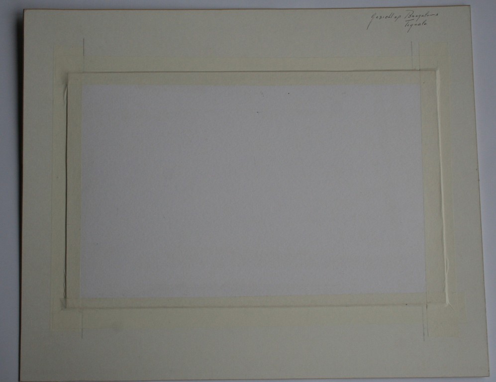 Jaap van Veen, aquarel, gezicht op bungalows Tignale, gesigneerd kopen? Bied vanaf 10!