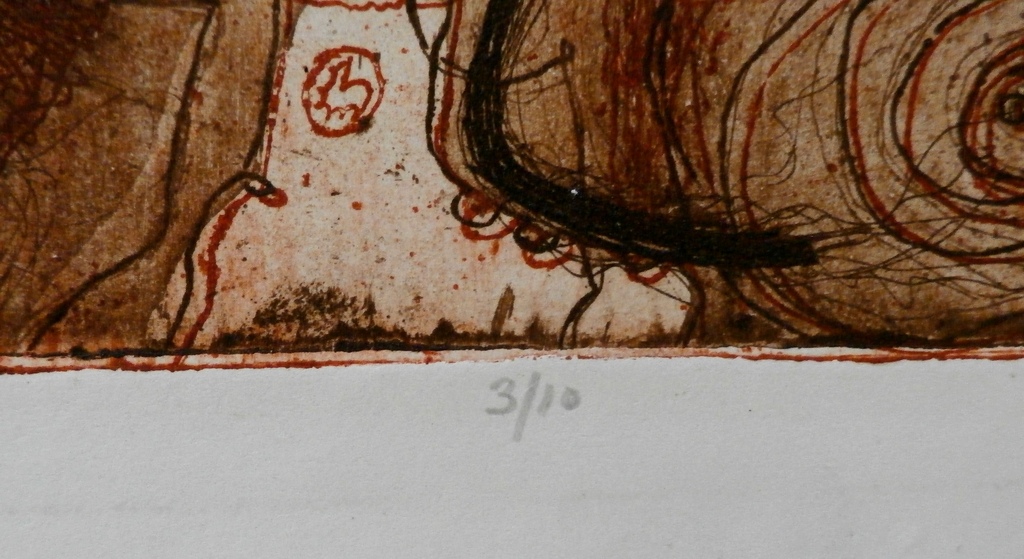 Rob Clous - ets: Blues for Sidney - 1965 - oplage: 10  kopen? Bied vanaf 35!