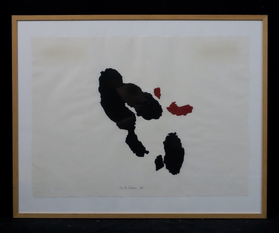 Cees Andriessen: Houtsnede, Zonder titel - Ingelijst kopen? Bied vanaf 35!